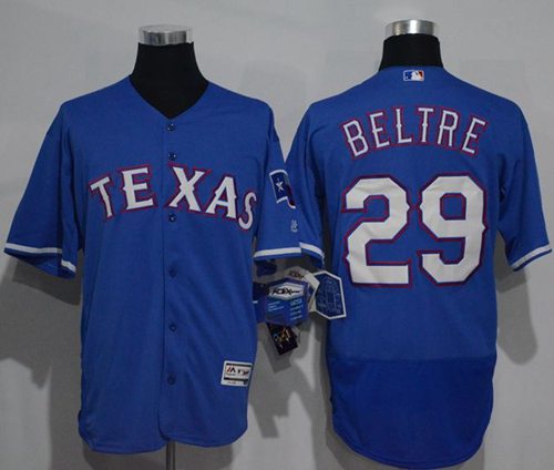 Rangers #29 Adrian Beltre Blue Flexbase Authentic Collection Stitched MLB Jersey - Click Image to Close